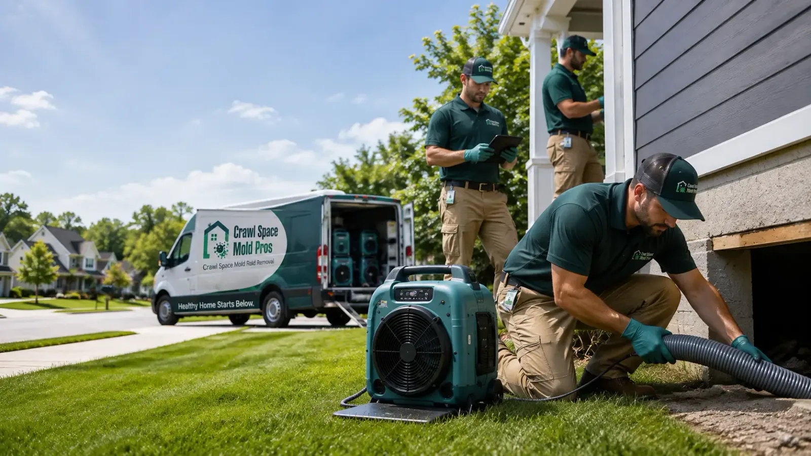 Crawl Space Mold Removal in Edgerton, MO